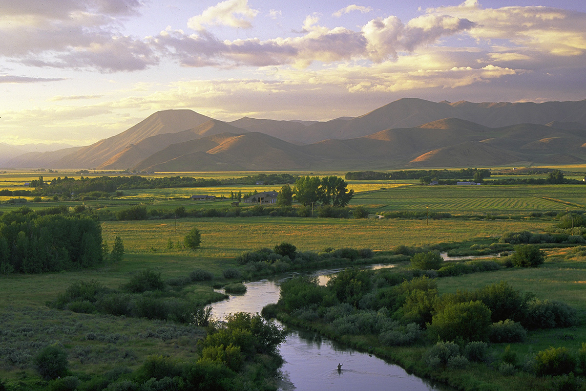 Silver Creek Preserve in Idaho. © Harold E. Malde